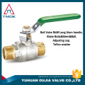 TMOK 1/4 female thread and male thread MF brass mini air ball valve with lever handle left/right open